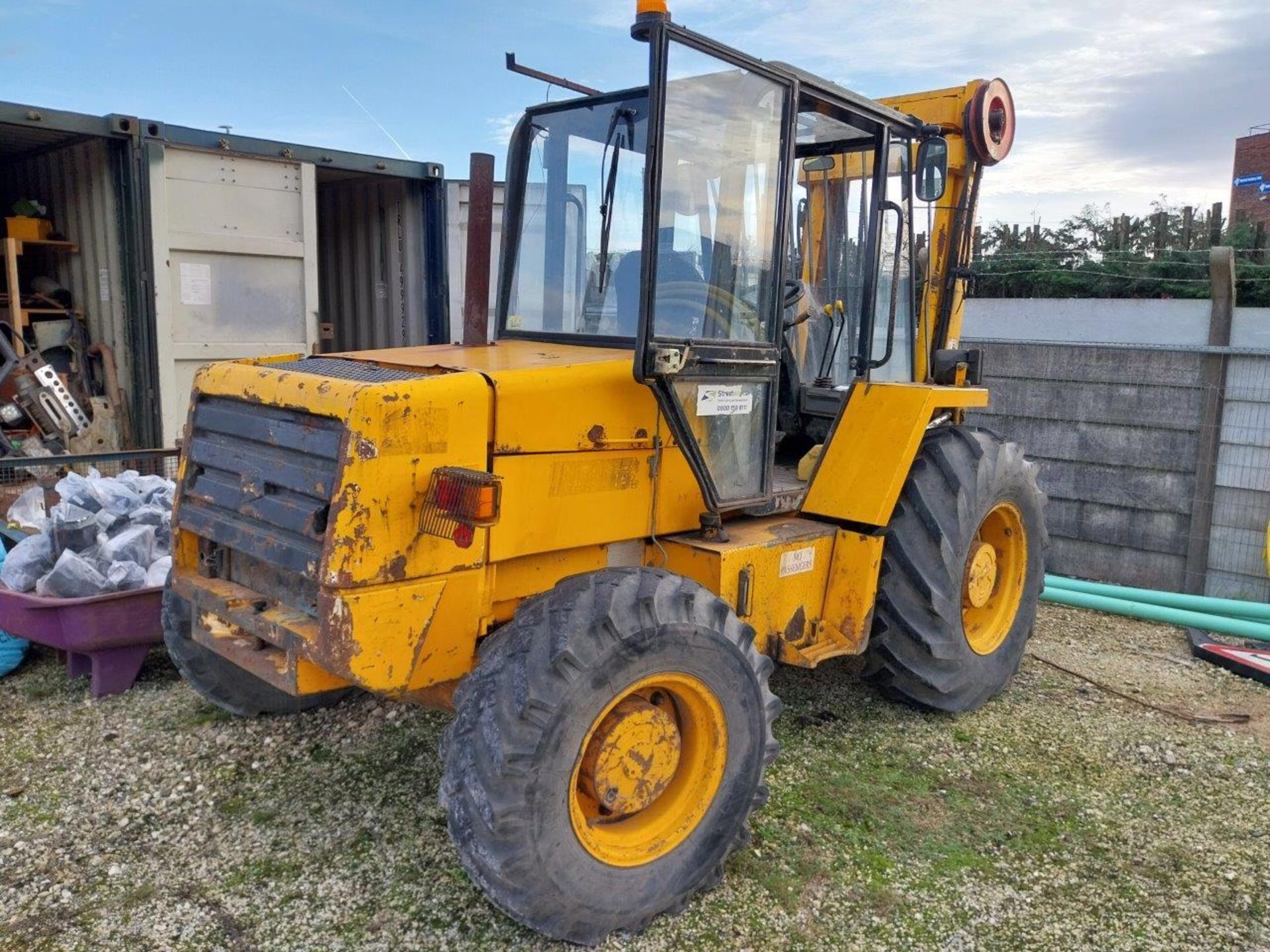 JBC All Terrain Forklift Truck Hours unknown (batt - Image 3 of 13