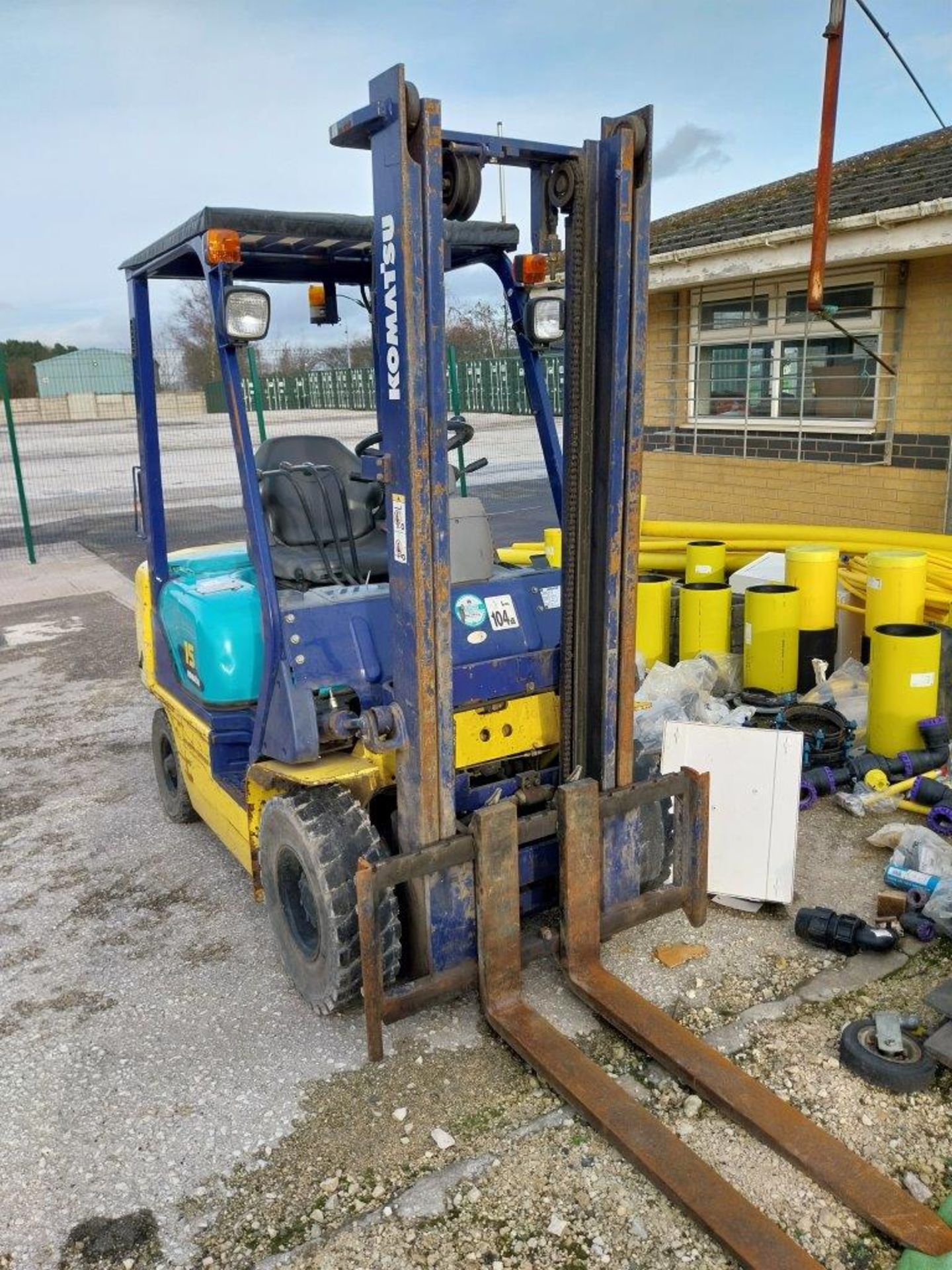 Komatsu FD15T-17 Forklift Truck, Rated Capacity 15 - Image 11 of 11