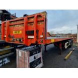 2008 Montracon Triaxle Flat Bed Trailer (24T Cap