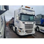 2015 Scania 6x2 R450 Triaxle Tractor Unit with Sleeper Cab, Reg No FN15 FYZ, MOT Expires 30 June 202