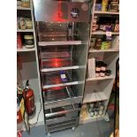 Polar Stainless Steel Mobile Open Display Fridge