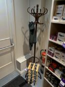 Wine Rack and Tall Coat Stand