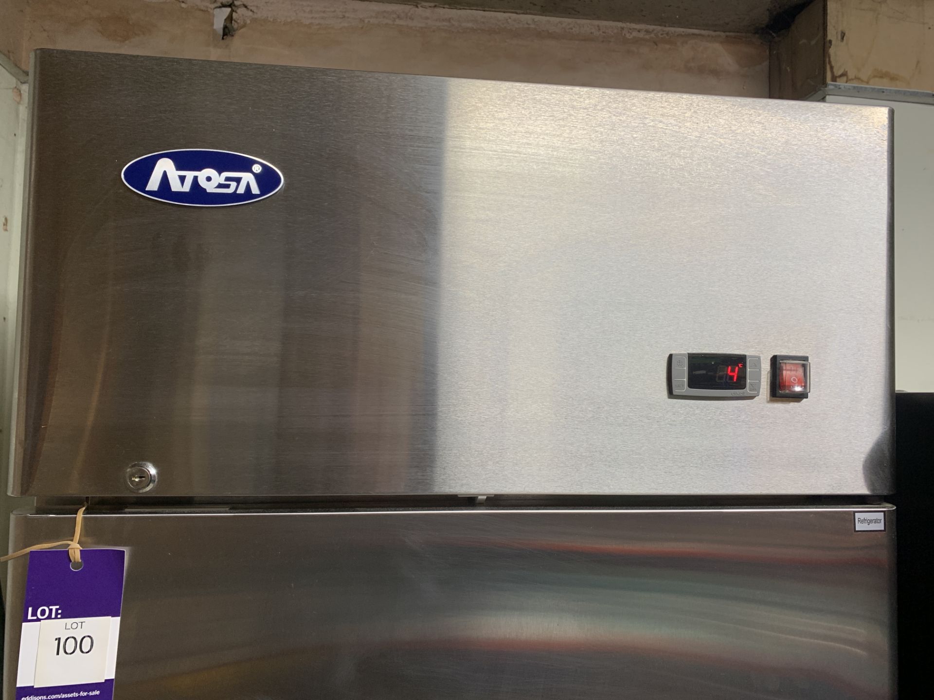 Atosa Stainless Steel Commercial Upright Refrigerator - Image 2 of 2