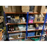 Metal boltless racking and contents