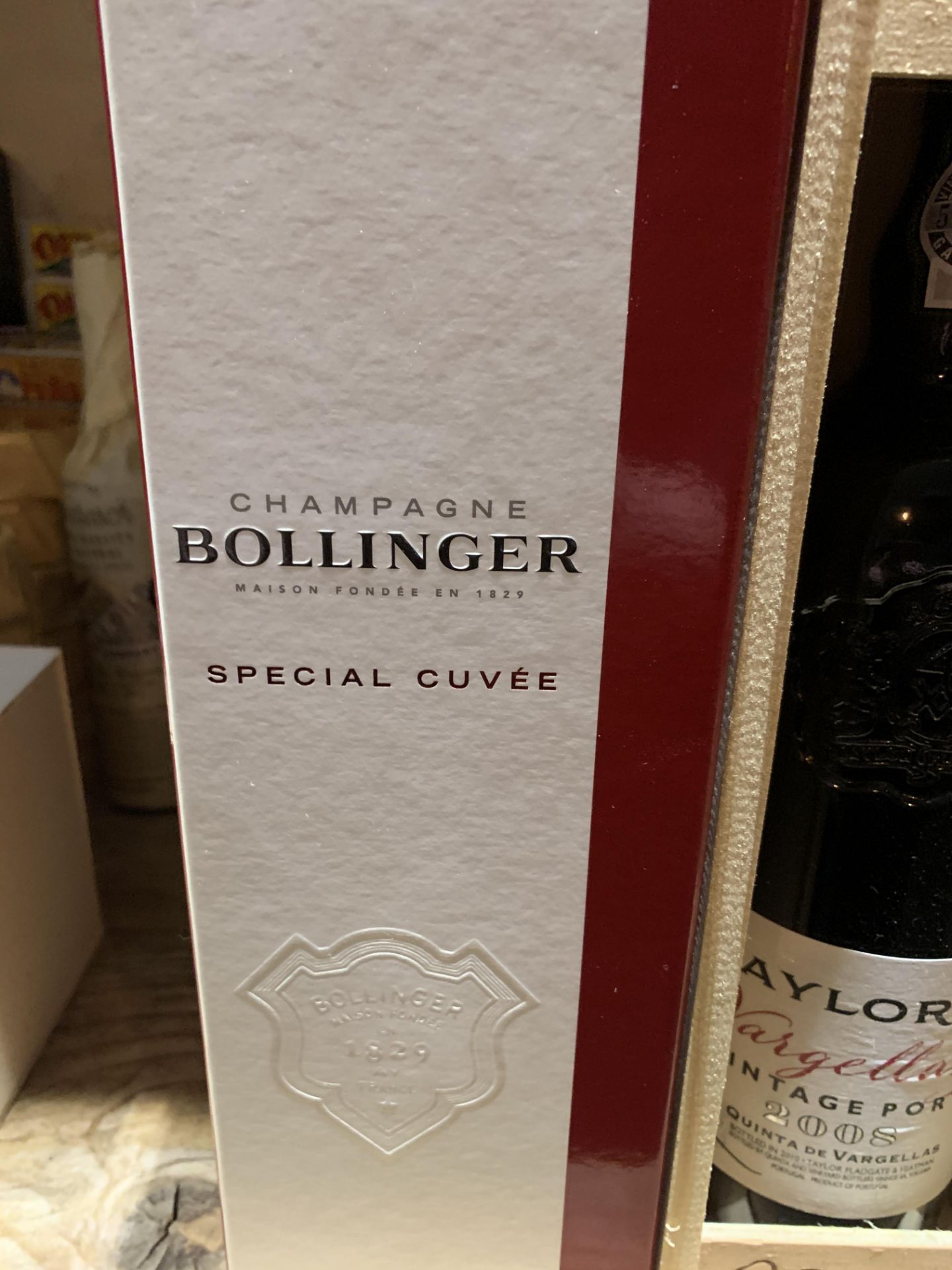 Boxed Bottle of Bollinger Special Cuvee Champagne and a Boxed Bottle of Taylor's Port - Image 2 of 7