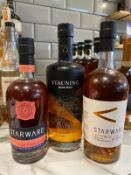 Stauning Danish Whiskey, Starward Left Field Australian Single Malt Whiskey & Starward Old Fashioned