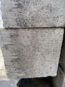 Qty 14 Concrete Square Blocks 3ft long 3"x3"