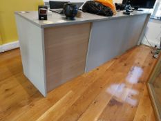 Reception Desk 3000mm x 600mm to include 2 Drawer