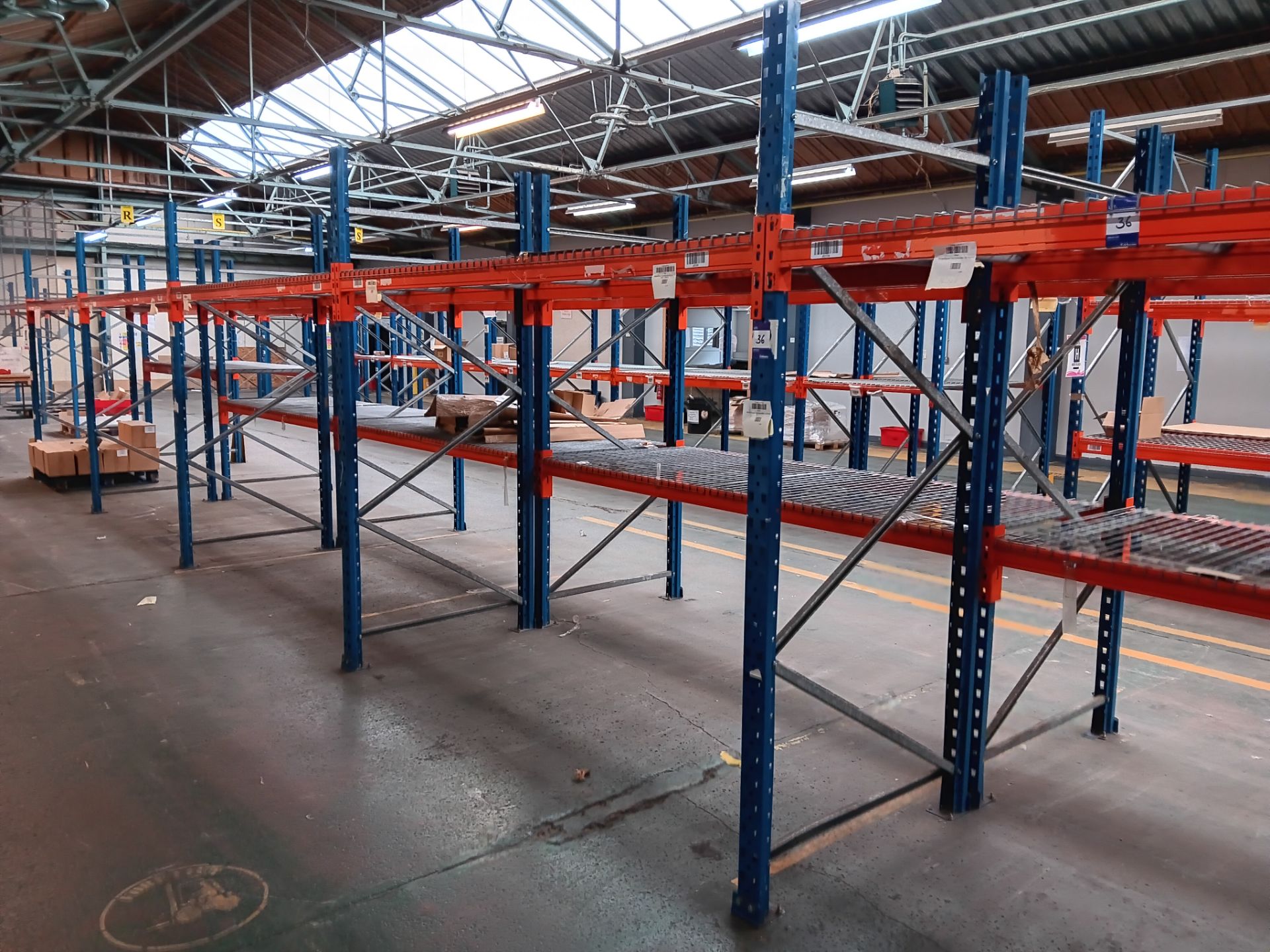 11.5 Bays of Metal Racking Comprising of 15 x Uprights (Approx. 8ft 4” H) & 38 x Cross Beams ( - Image 2 of 3