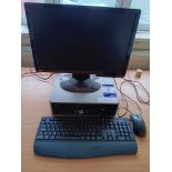 HP Compaq Core 2 Duo Computer with Monitor & Keyboard – 2.3GHZ Processor, 4096MB Ram & 160GB Hard