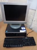 HP Core 2 vPro Computer with Monitor & Keyboard – 3.1GHZ Processor, 4096MB Ram & 300GB Hard Drive