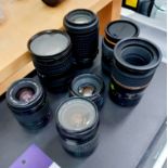 7x Various camera lens’s