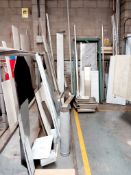 Large quantity of scrap metal to warehouse floor unless lotted