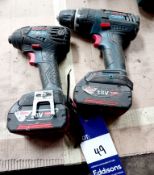 Bosch GSB 80v cordless drill & Bosch impact drill