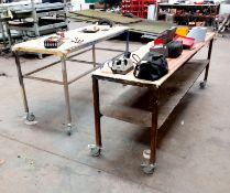 2 x Various mobile workbenches (1750x680) (2500x620)