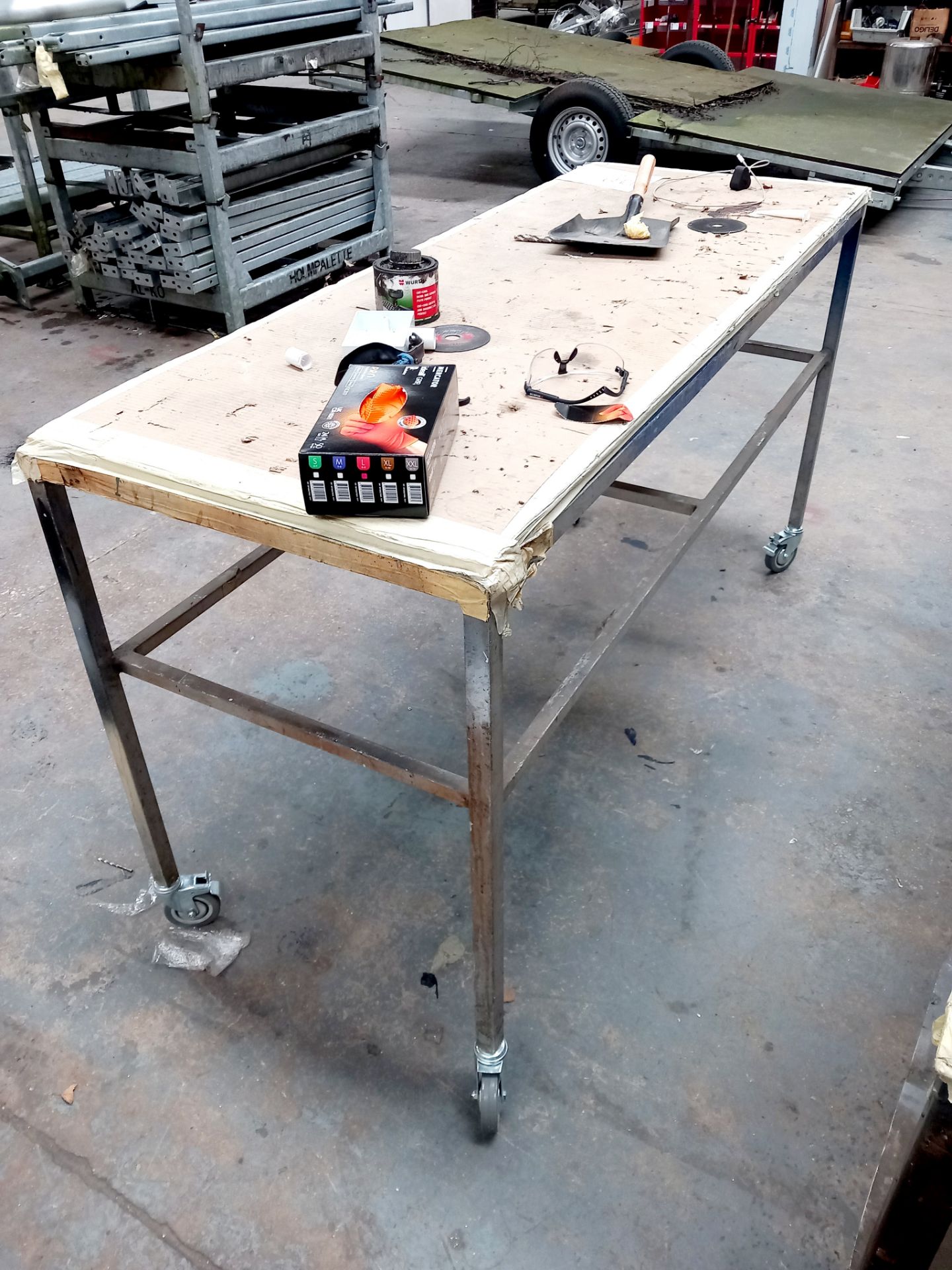 2 x Various mobile workbenches (1750x680) (2500x620) - Image 2 of 3