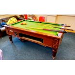 Ascot slate bed pool table (located on first floor)