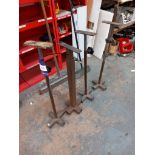 4 x Adjustable stands