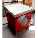 Mobile steel cabinet