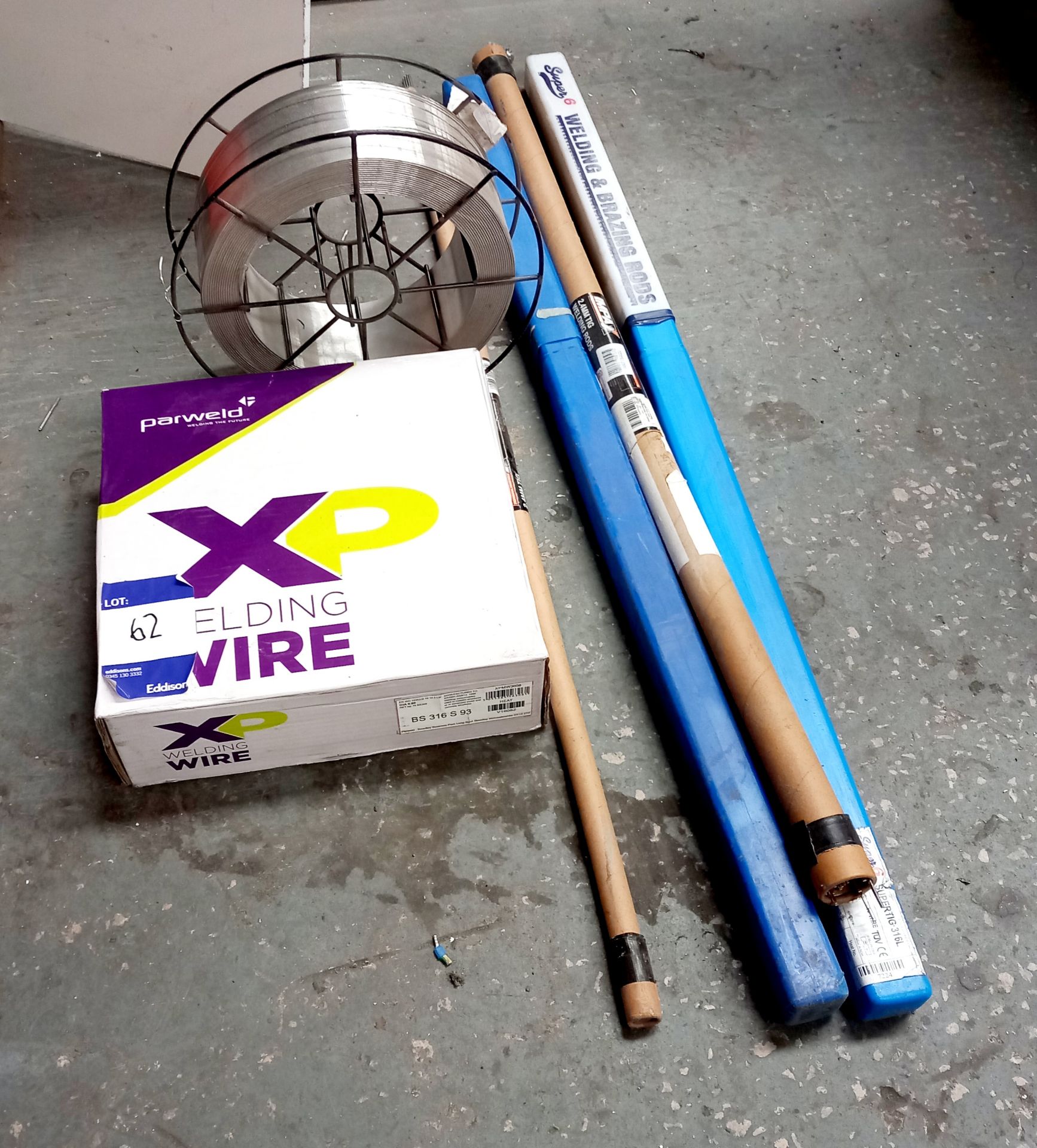 Parweld welding wire and various welding rods