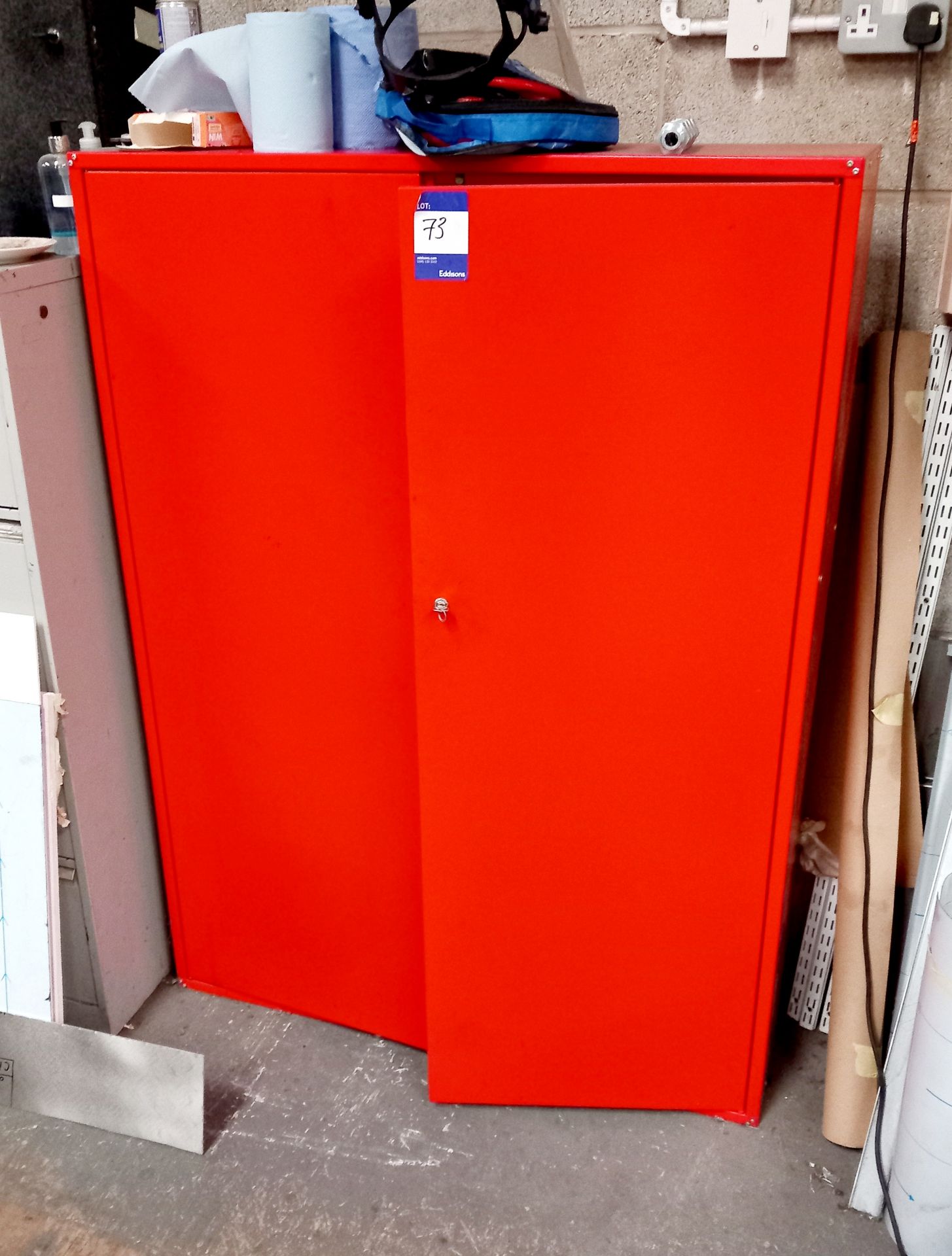 Steel cabinet and contents (purchaser to remove contents)