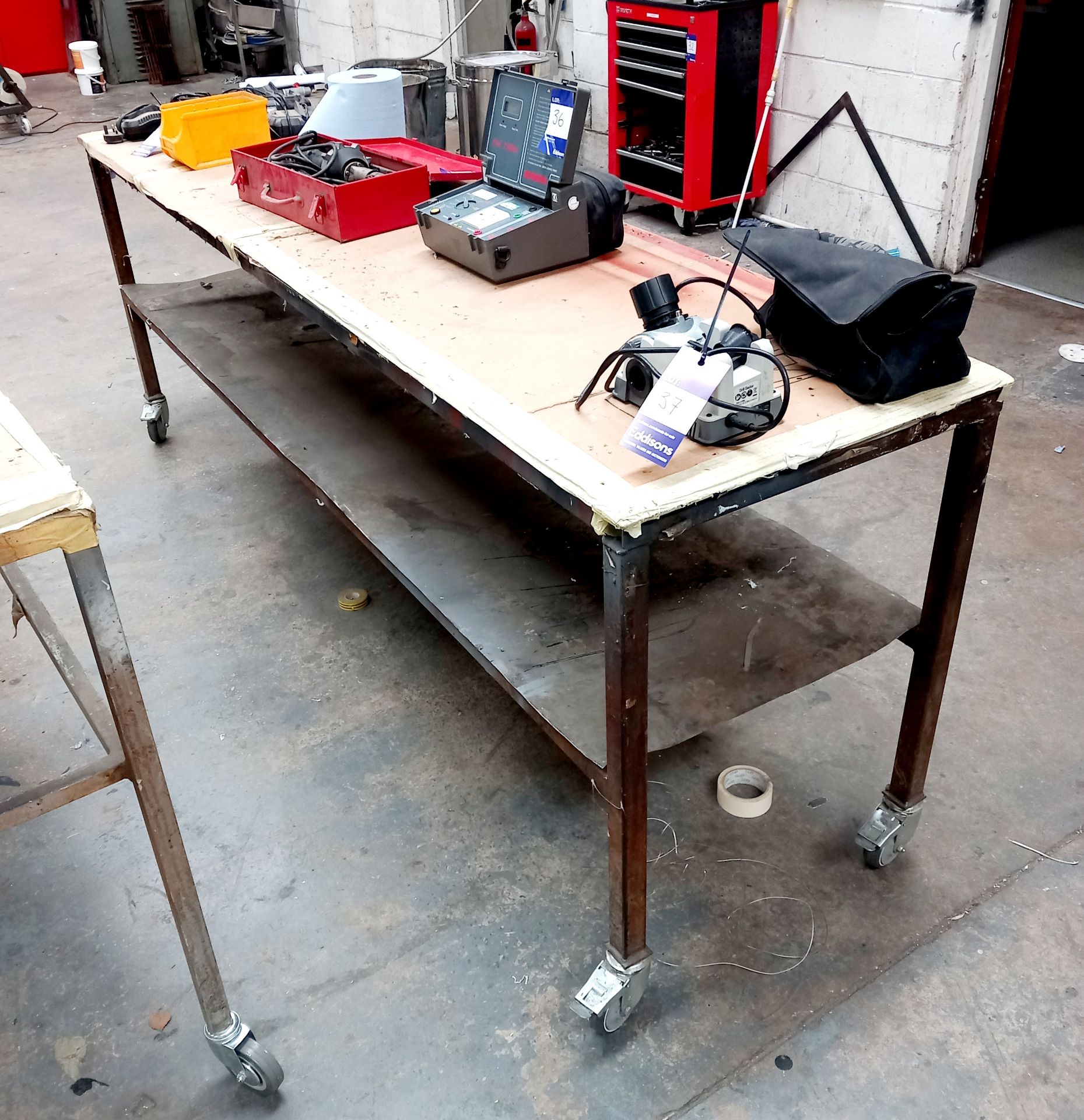 2 x Various mobile workbenches (1750x680) (2500x620) - Image 3 of 3