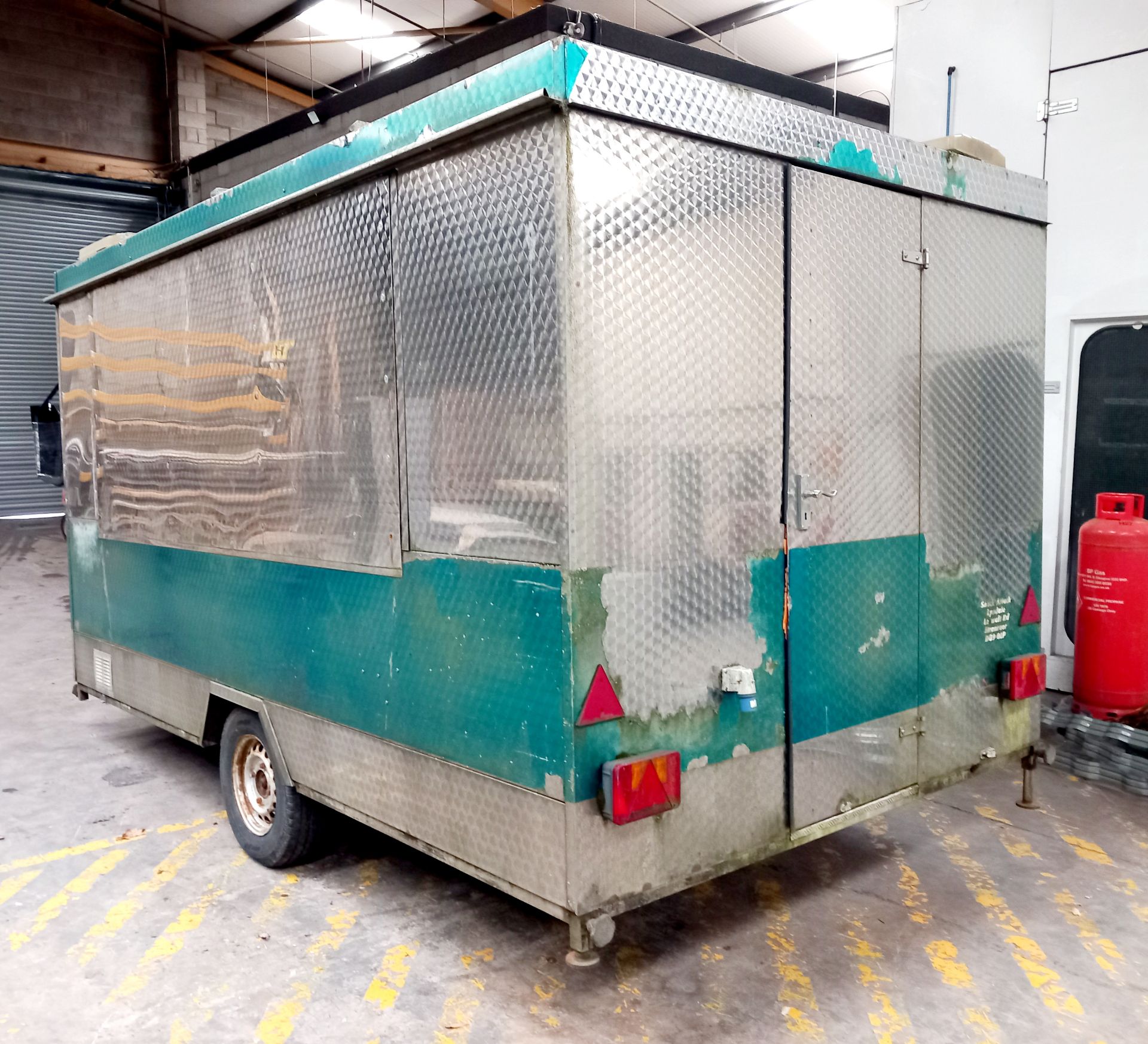 Bradley box trailer (5000x3000) converted for catering use - Image 4 of 9