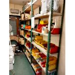 Content of store room to include various fittings, components, adhesives, sealants, electrical