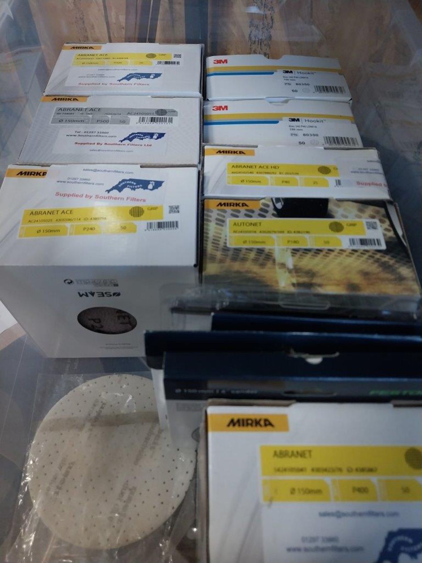 Large Quantity of Mirka Sanding Pads to 3 Boxes - Image 2 of 5