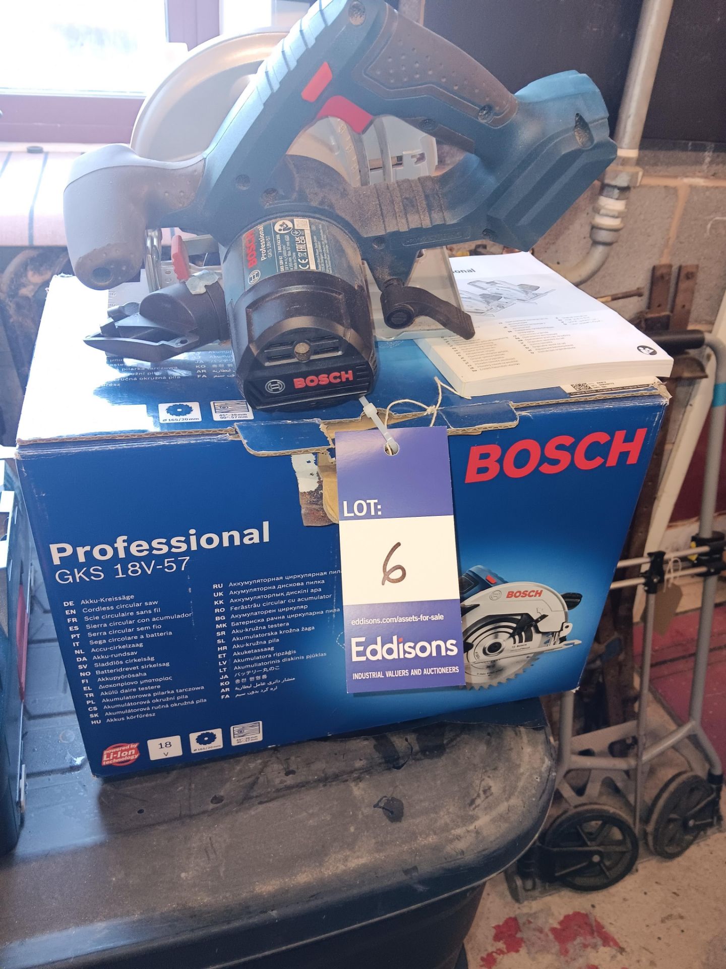 Bosch Professional GKS 18V -57 Circular Saw - no battery - Bild 3 aus 4