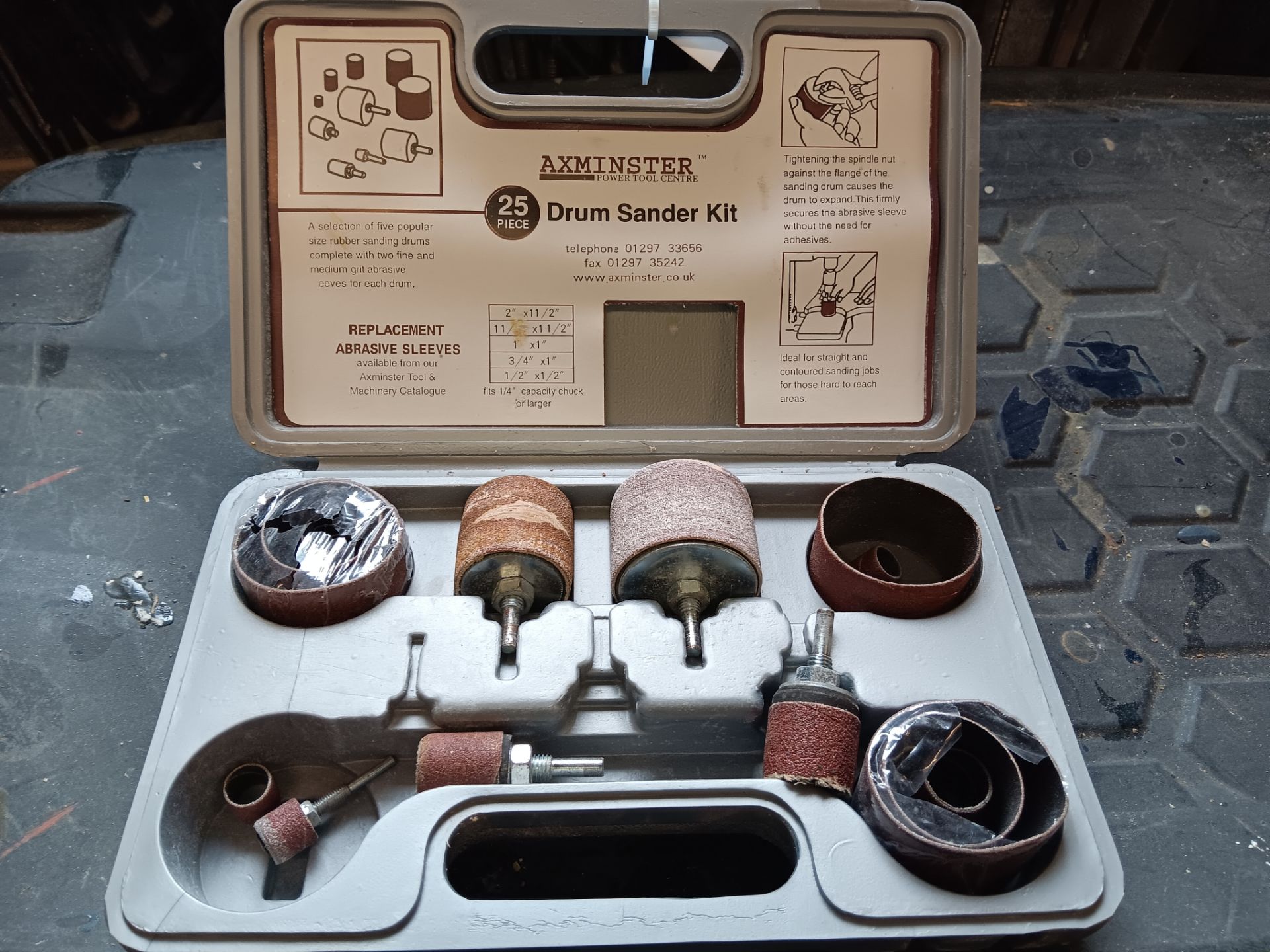 Axminster Tool Drum Sander kit