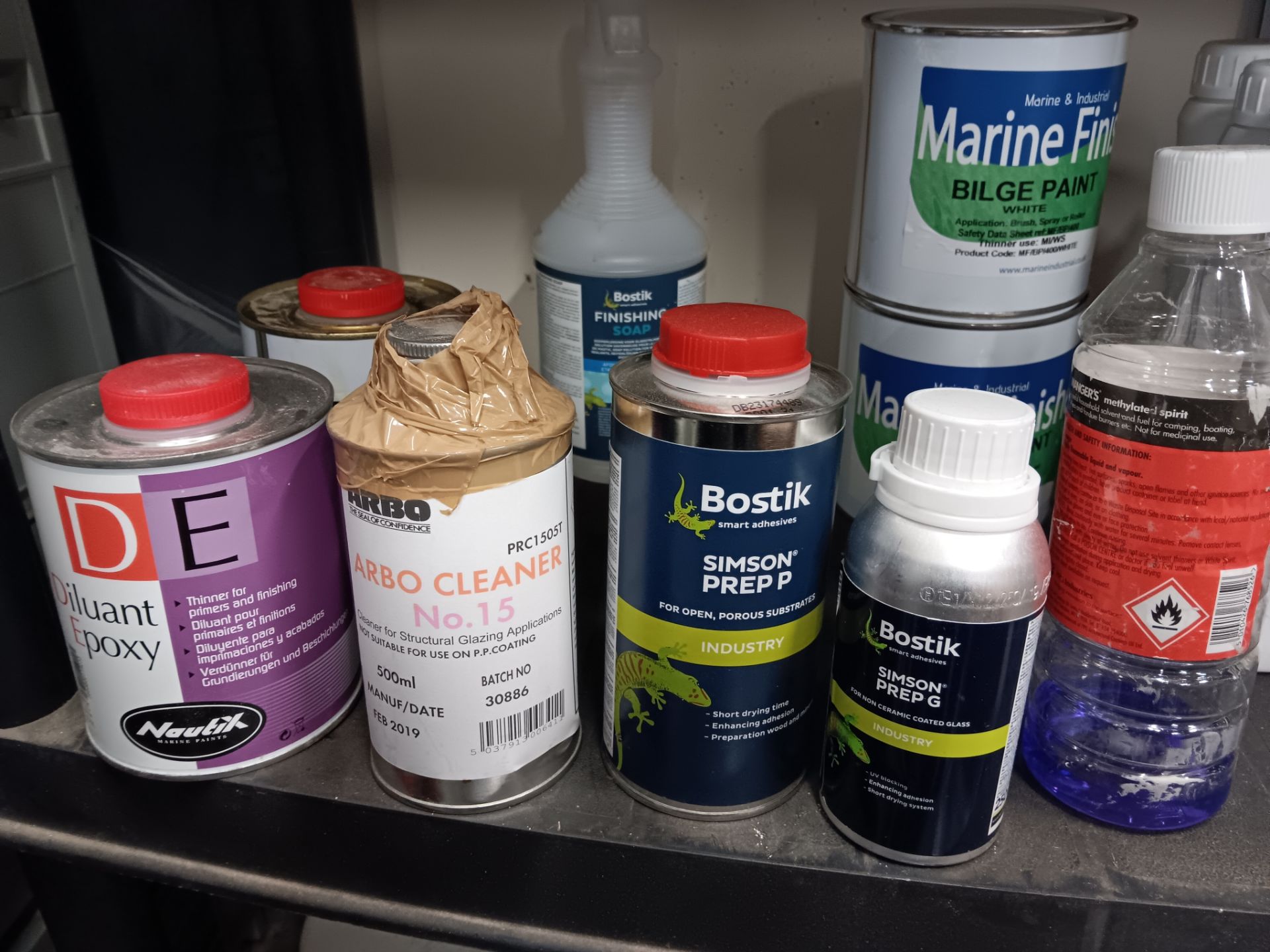Quantity of Paints, Poxy, thinners, Sealers, Filler - Image 10 of 15