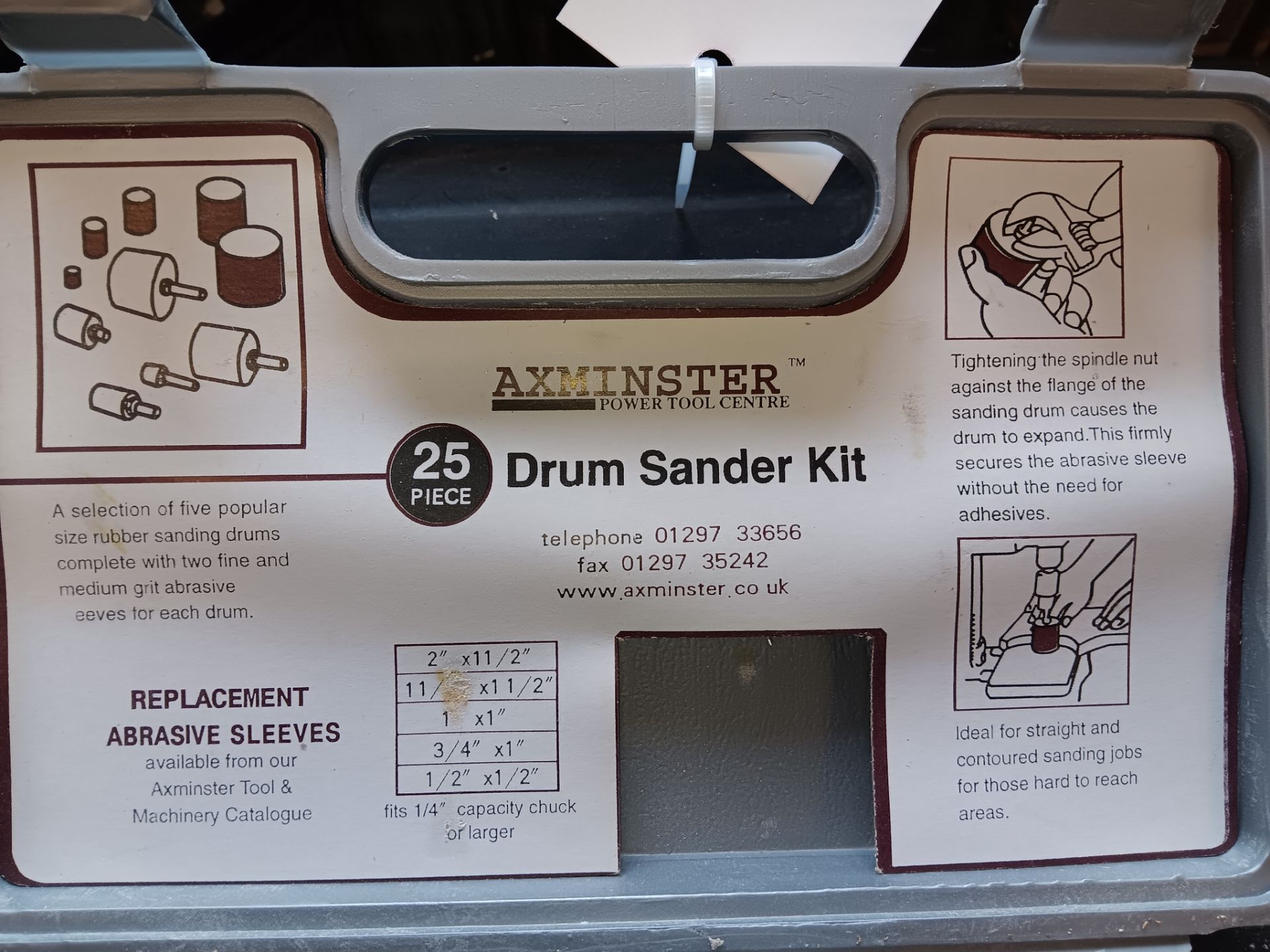 Axminster Tool Drum Sander kit - Image 3 of 4