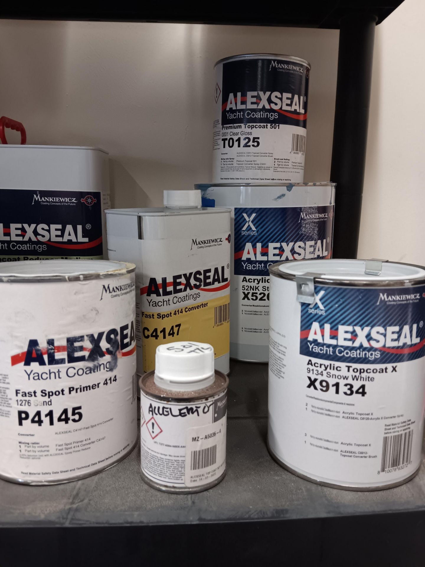 Quantity of Alexseal Epoxy top coats and primers (Part Tins) - Image 11 of 11