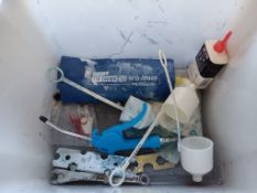 Box with Spray Gun cleaning equipment