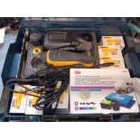 Mirka AOS-B 130NV 10.8v paint repair kit with charger and 2 x 2.5ah Batteries (in Bosch box)