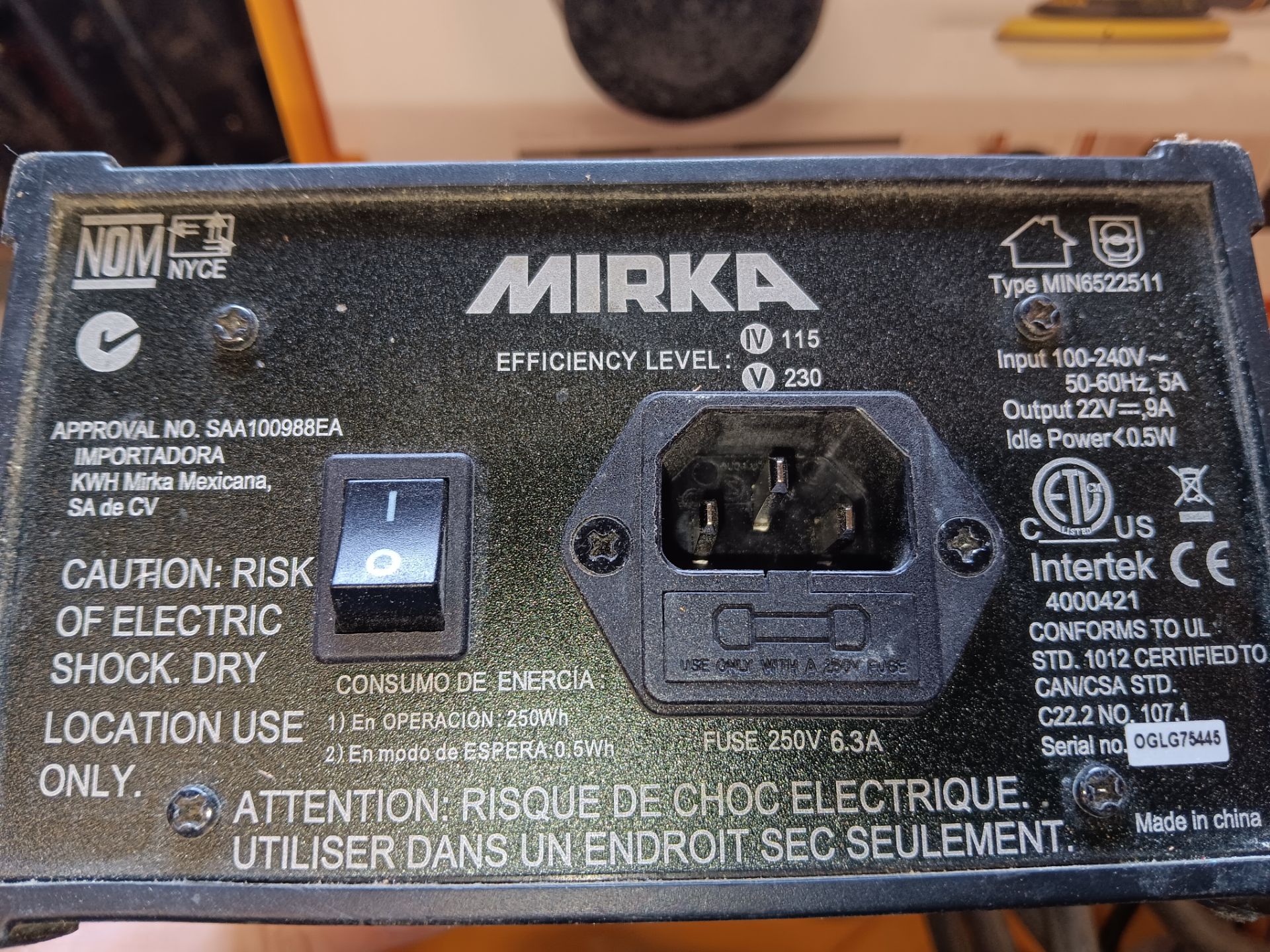 Mirka Deros 77mm electric Palm sander 240v - Image 3 of 6
