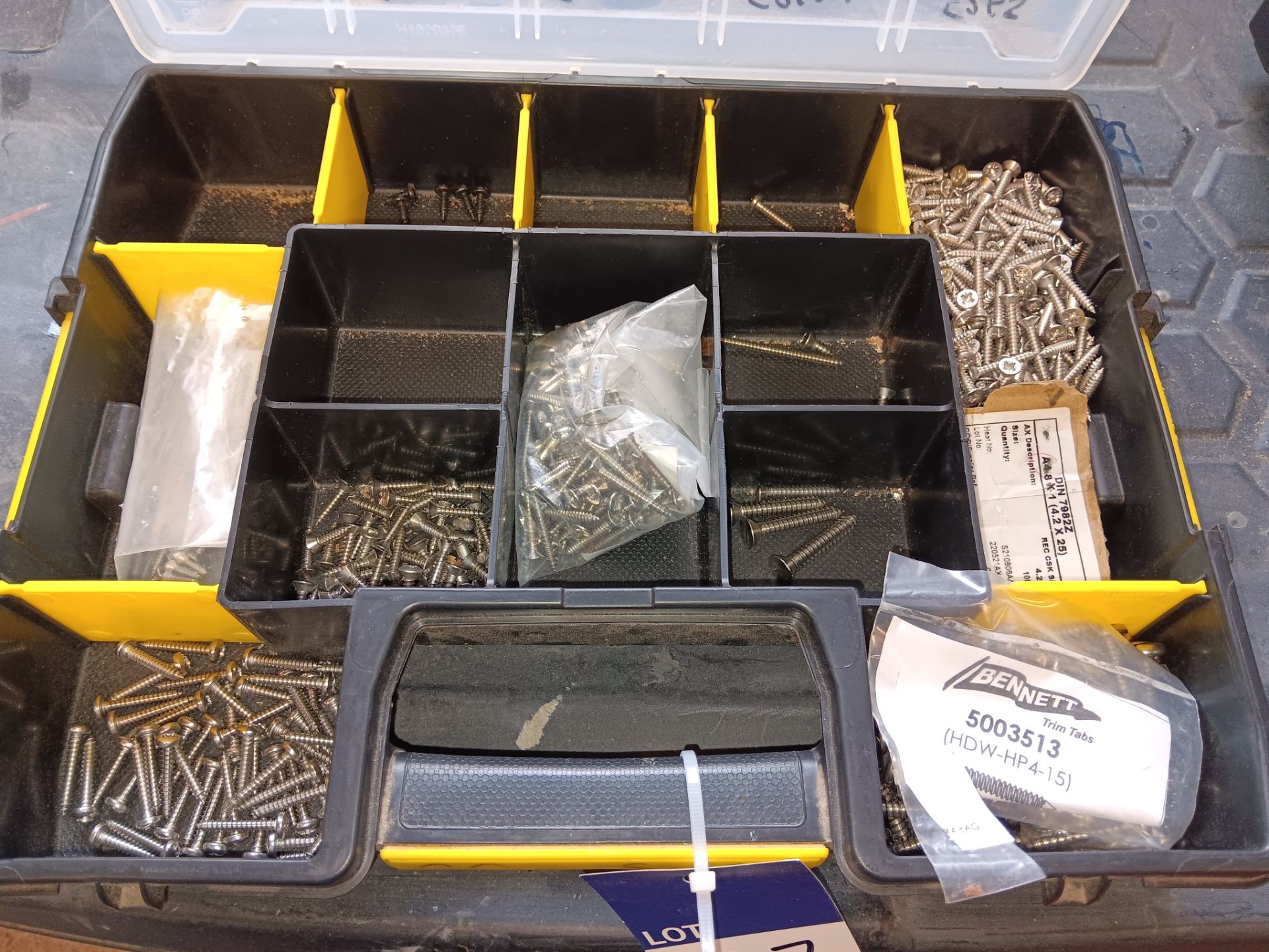 6 x containers - A4 stainless steel screws, washers, nuts & machine screws - Image 7 of 13