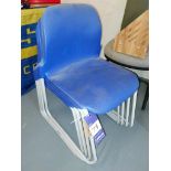 4 x plastic chairs