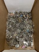 Various white metal jewellery - stamped 'silver', 'sterling' and '925' (total 1000g)