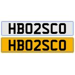 Cherished registration number.: HB02SCO An administration fee of £80 + VAT will be added to the sale