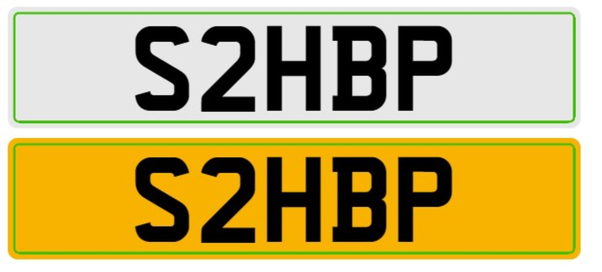 Cherished registration number.: .S2HBP An administration fee of £80 + VAT will be added to the