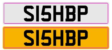 Cherished registration number.: .S15HBP An administration fee of £80 + VAT will be added to the sale