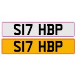 Cherished registration number.: .S17HBP An administration fee of £80 + VAT will be added to the sale