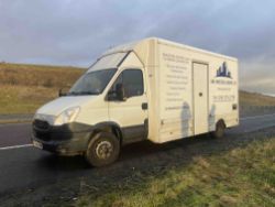 Iveco Daily 70C17 Box Van (2014) & Easi Dec Valley Walk - Mobile Cage for Valley/Gutter Maintenance
