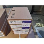 5 x Tece White Flush Plates (FA1266776) (Boxed)