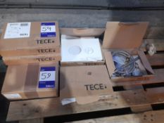 Assortment of Toto / Tece fittings, to including back plates, as lotted
