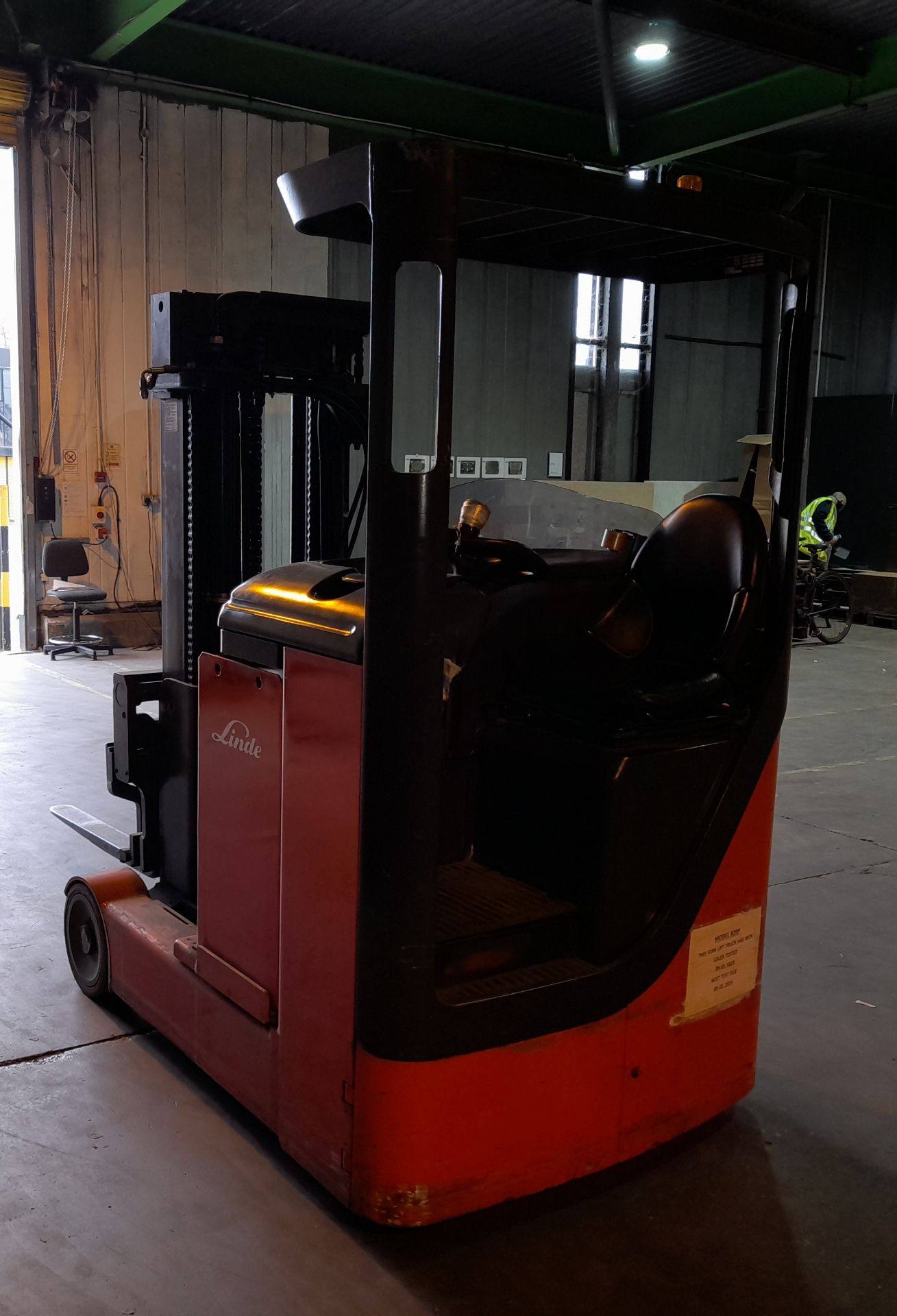 Linde R20P Electric reach truck, 1996, 6817 Hours, - Image 3 of 5