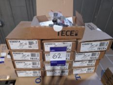 13 x Tece wall mounting fittings (9380014), as lotted (Boxed)