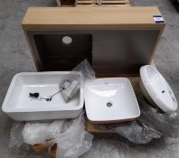 4 x Various Villeroy & Boch sink basins (Ex-display, viewing strongly recommended as some items
